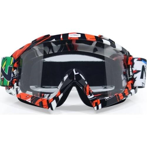 Multi purpose Goggle UV Protection Stripe Motorcycle Glasses Motocross Goggles Ski Cross Country Flexible Dirt Bike Goggles