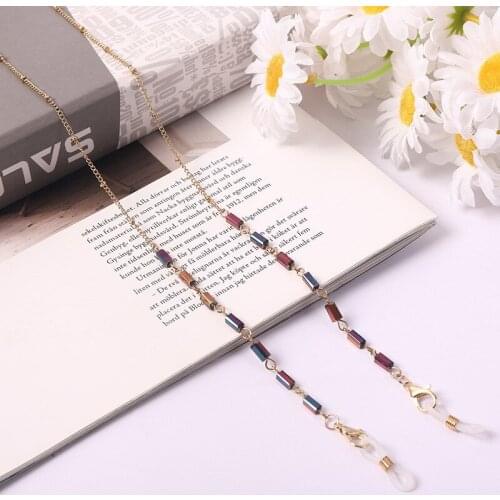 Fashion Pearl Mask Chains Eyeglasses Chain For Women Retro Metal Sunglasses Lanyards Eyewear Cord Holder Neck Strap Dropshipping