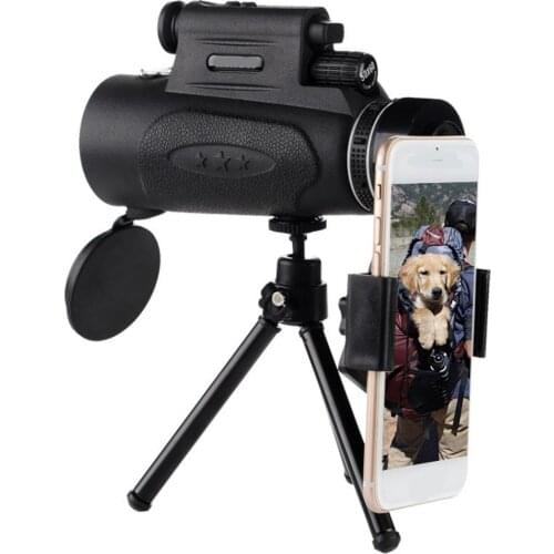 100x90 Monocular HD BAK4 Monocular With Telescopic For Space Tripod Night Vision Monoculars Telescope Sports Camping Accessories