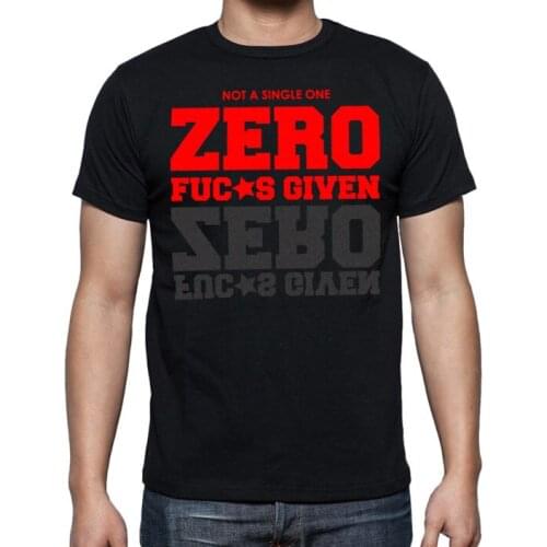 Brand T-Shirt Men 2019 Fashion Round Neck Cotton Shirt Zero F Given Black T-Shirt Tuner Boost Turbo Jdm Rolling Stones T Shirt