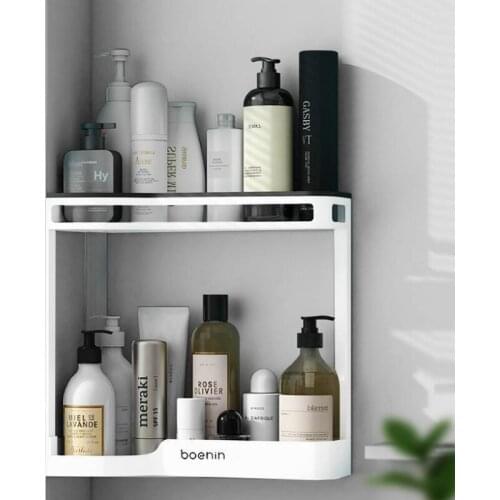 Wall Bathroom Shelf Drainable Storage Rack Shampoo Shower Shelf For WC Home Storage Rack Organizer Bathroom Accessories WF922