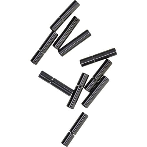 Prettyia 10X Bayonet Push Clasps 2mm Leather Cord Ends Connector for Jewelry