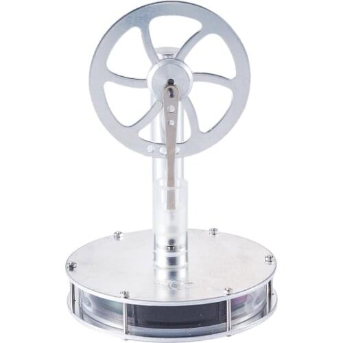 DIY Low Temperature Stirling Engine Magnetic Connection Type Single Link Structure Stem Steam Learning Model Toys For Children