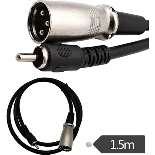 RCA revolution to XLR male Lotus head to Canon head Lotus to Canon line balance line