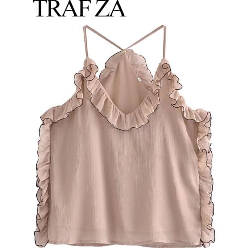 TRAFZA Womens Tops