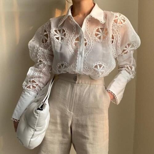 UVRCOS Openwork Blouses