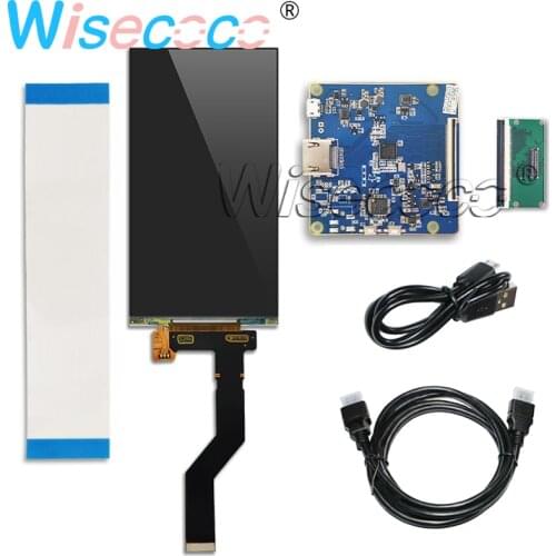 High quality 6 inch 2k mipi dsi interface lcd display with hdmi control board for HMD