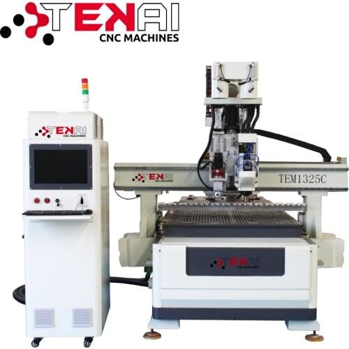 High End Configuration ATC CNC Milling Router Machine Syntec 6MA Control System Vacuum Table Machinery For Wood Working