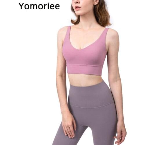 Women Yoga Bra Backless Gym Sport Workout Running Tank Training Movement Underwear Dry fit Sweat Sexy Athletic Crop Top Yomoriee