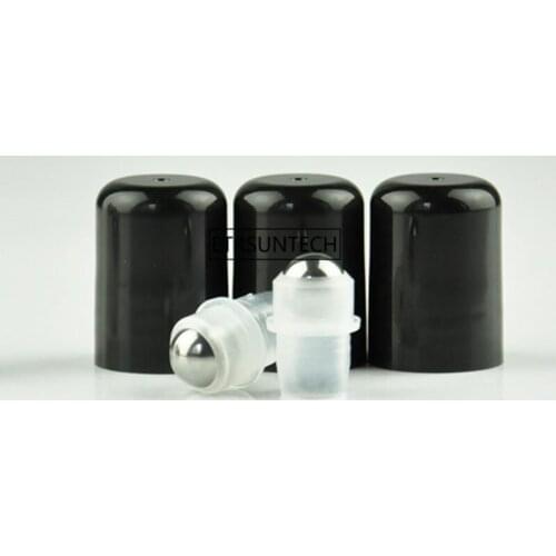 1000pcs Roller Balls Glass Perfume Essential Oil Roll On Bottles,Roller Stopper with lids F3818