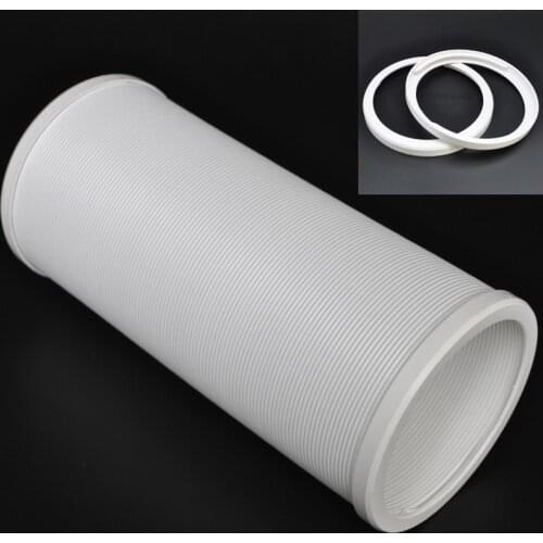 2pcs ABS exhaust Duct hose pipe Connector seal tube ventilation Interface male female flange adapter Mobile Air Conditioner part