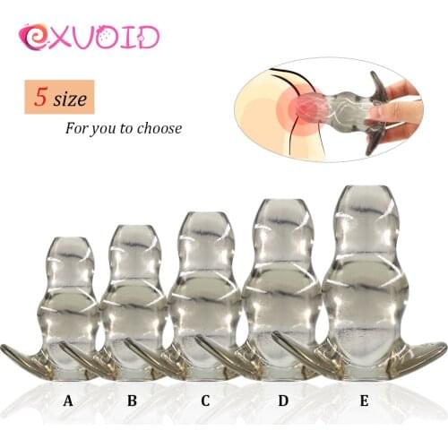 EXVOID Enema Butt Expansion Hollow Anal Plug Sex Shop Sex Toys for Women Men Butt Plug Adult Product Anus Dilator Vagina Open