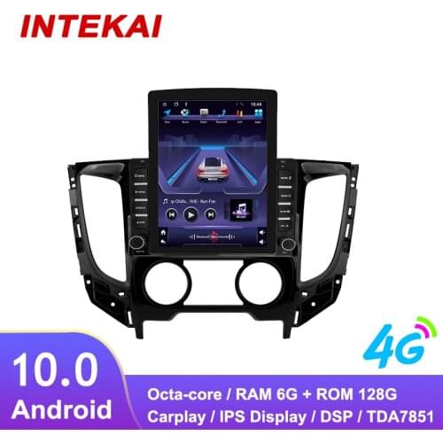 9.7" Vertical Style Tesla Screen Android 10.0 Car Radio GPS Navigation Multimedia Player for Mitsubishi TRITON L200 MT 2015