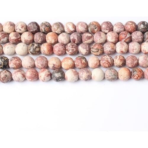 LanLi natural Jewelry 4/6/8/10/12mm Leopard skin loose beads Loose Beads DIY Bracelet Necklace anklet Accessories