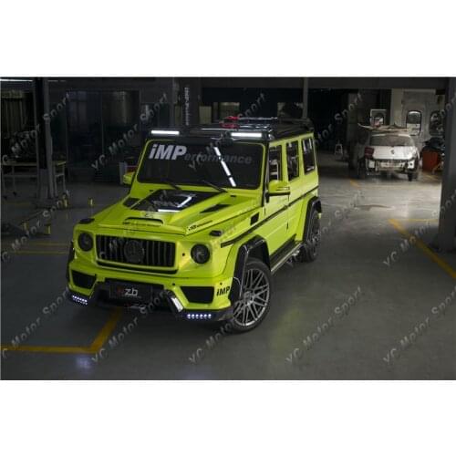 Portion Carbon Fiber iMPerformance Style Bodykit Fit For MB W463 G Class Body Kit Bumper Grill Fender Flare Roof Spoiler Wing