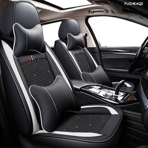 FUZHKAQI car seat cover For toyota avensis t25 wish prado 120 150 corolla prius 20 land cruiser 100 camry 40 50 auto seat