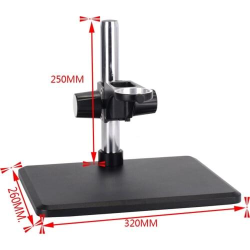 HAYEAR CCD CMOS Industrial Camera Holder 50mm Adjustable Upper and Down Arm Bracket Digital Microscope Lens Table Fixed Holder
