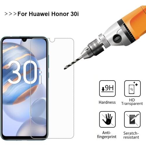 For Huawei Honor 30i tempered glass 9H Premium Anti-shatter Screen Protector For Honnor Xonor Honor30i 30 i Pelicula De Vidro