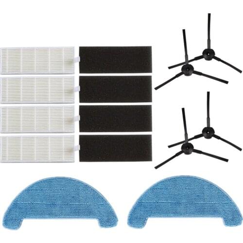 HEPA Filter Side Brush Mop Cloth Rag for Ecovacs Deebot BFD-wwt BFD WWT Robotic Vacuum Cleaner Spare Parts Accessories