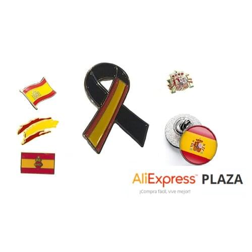 🥇Gemelolandia flag of Spain lapel Pin suit Pin with flag of Spain