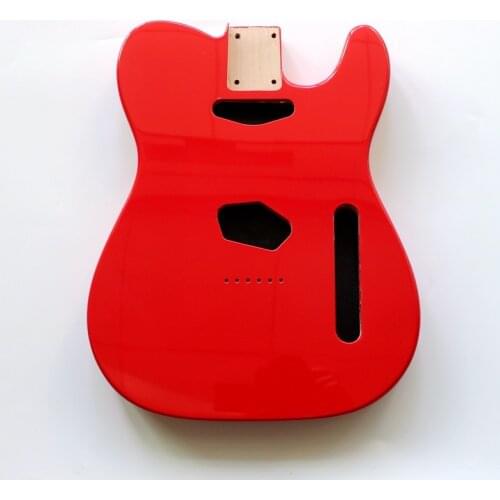 Donlis DIY Guitar parts Red Color Alder wood tele guitar body high gloss finished