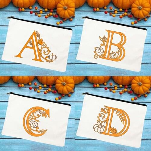 Letter Print Makeup Bag Travel Cosmetic Case Toiletries Storage Bags Travel Kit Ladies Beauty Purse Organizer Thanksgiving Gifts