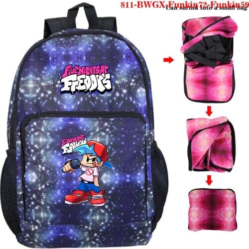 Fashion Friday Night Funkin Print Backpack Canvas SchoolBag Laptop Backpack Travel Bagpack Men Friday Night Funkin Backpacks New