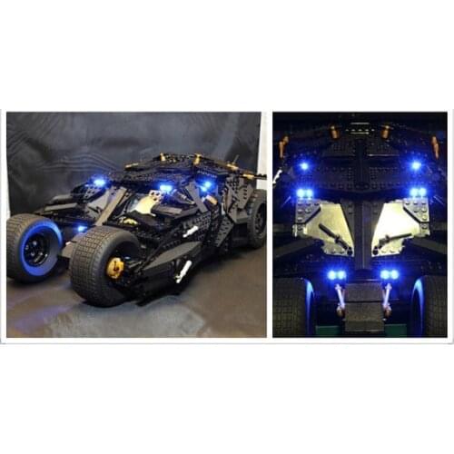 LED Light Up Kit For 76023 And 7111 The Tumbler DIY Toys Set (Not Included Building Blocks)