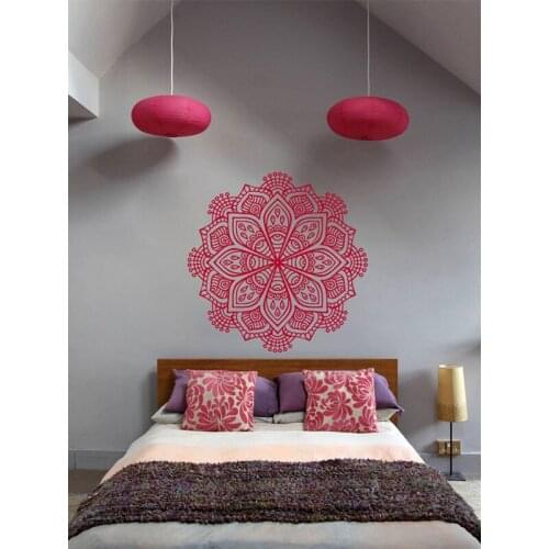 New Wall Decal Sticker mandala hamsa hand Buddha Hindu Hinduism Ornament 22x22inch