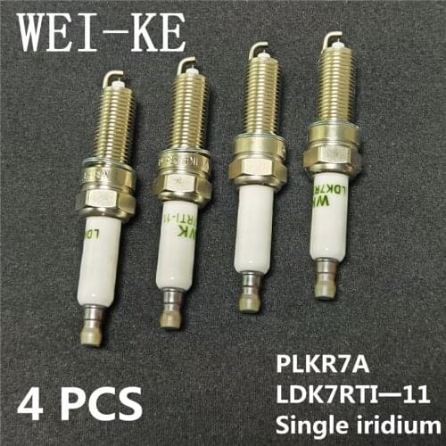 O 4 PCS Iridium Alloy Spark Plug Iraurita Spark Plugs For MERCEDES-BENZ S212 E350 500 X204 GLK280 300 350 PLKR7A