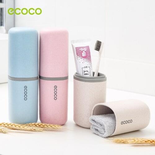 ECOCO Wash Cup Portable Toothbrush Cup Travel Toothbrush Cup Holder,for Household Toilets and Bathrooms Travel Accessories Tools