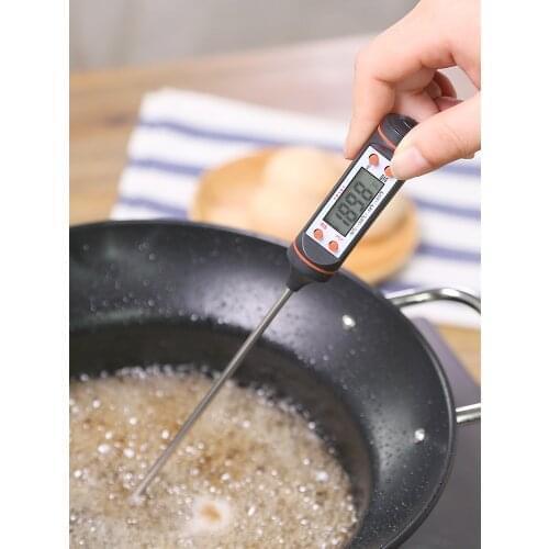 Portable Kitchen Food Thermometer, Barbecue Meat Baking Electronic Thermometer Milk Liquid Thermometer WT-1