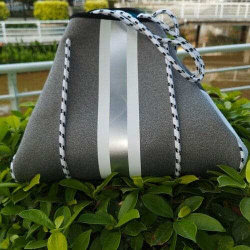 Luxury Diving Fabric Neoprene Breathable Shoulder Handbag 2021 Summer Fashion Casual Tote Bag Top-Handle Bags Shoulder Bags