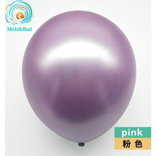 50pcs 12inch Metallic Balloons Wedding Birthday Party Decor Ballons Latex Air Balls Anniversaire Dec Balloons Party Supplies