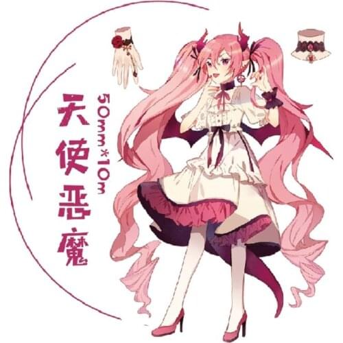 Fairy Angel And Devil Washi Tapes Bullet Journal Masking Tape Adhesive Tape DIY Scrapbooking Decorative Washi Stickers