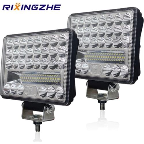 RXZ 5inch 144W work light Spot Led Work bar Bar Spot Beam For Truck Offroad Tractor 4x4 SUV ATV For 4x4 accessories off road
