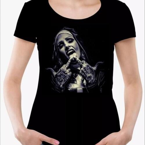 T shirt women the bad nun