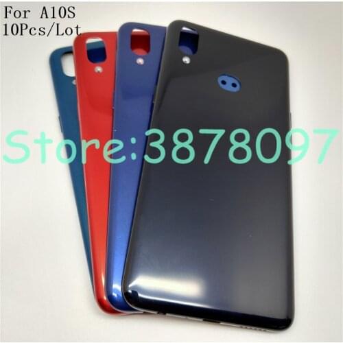 10Pcs/Lot New Original For Samsung Galaxy A10s A107/DS A107F A107FD A107M Housing Battery Back Cover Back Cover