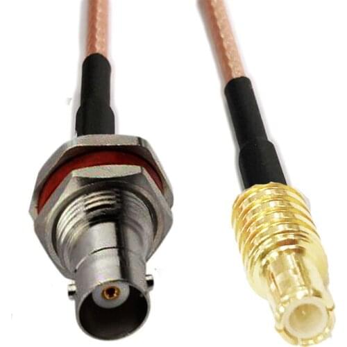 10pcs Waterproof BNC Female O-ring Jack to MCX Male Straight Connector RF Pigtail Cable RG316 10cm 15cm 20cm 30cm 50cm