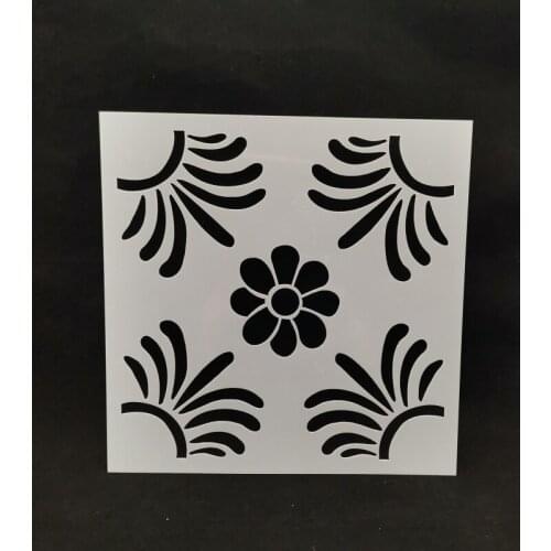 15*15 Vintage Layering Stencils for Diy scrapbook/photo album Decorative Embossing coloring,painting stencil,home decor