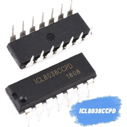 5pcs/lot ICL8038CCPD ICL8038 8038CCPD DIP-14