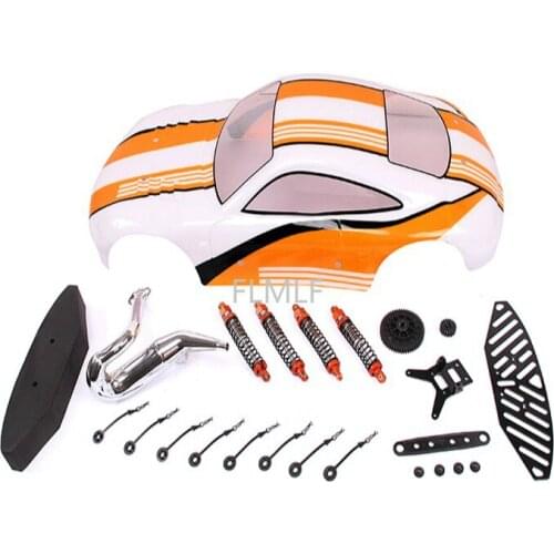 Body Rally Conversion Kit Fit for 1/5 HPI ROVAN Baja 5FC 911 Upgrade Parts
