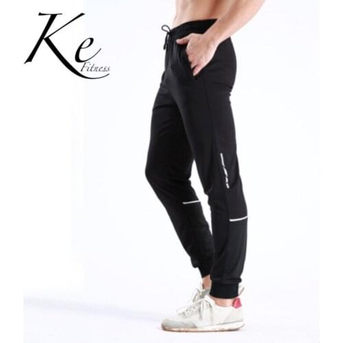 KE new fashion basketball football quick-drying breathable running fitness pants polyester training sports leisure trousers men