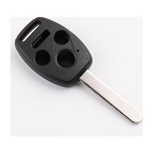 With/ No Groove 4B Remote Key Case for Honda 3+Panic Buttons Replacement Blank Key Case