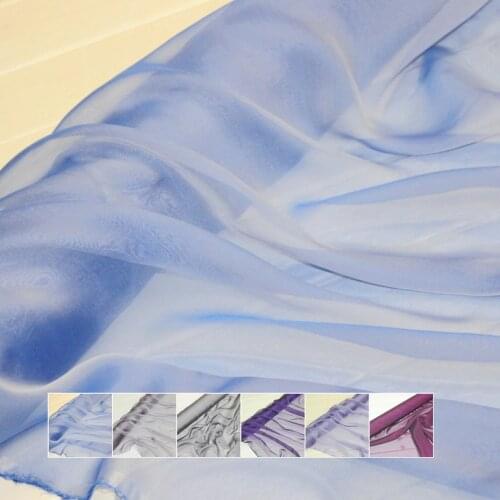 #DD 100% Mulberry pure silk fabric for dress scarves chiffon,inner lining 3-6mm width:110cm,sell by 3m,YARN DYED