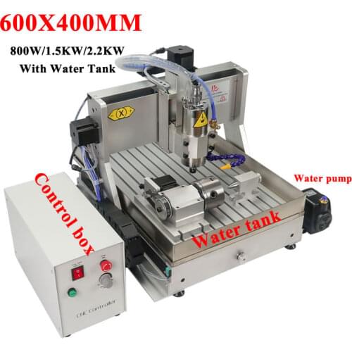 DIY CNC 6040Z 4 Axis Router Metal Frame 800W 1.5KW 2.2KW USB Port CNC Engraving Milling Machine for Wood Aluminum Metal Carving