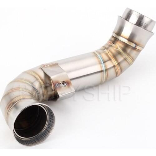 For KTM 790 Adventure / R 2019 2020 790 Adventure R / Rally Decat Pipe Motorcycle Exhaust Link Pipe Escape Catalyst Delete Pipe