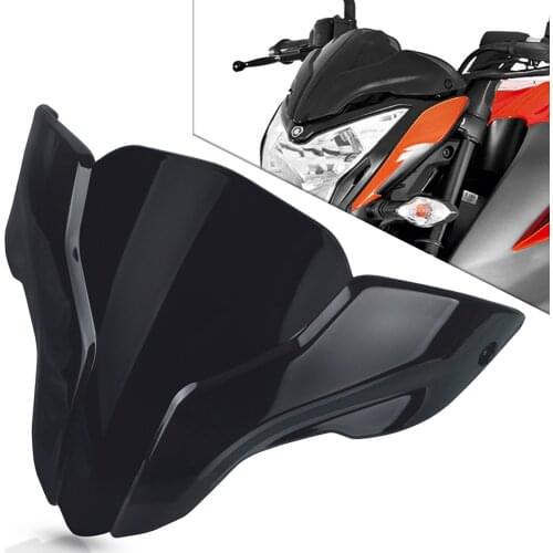 Motorcycle Windshield Double Bubble Spoiler Windproof Windscreen Deflector Protector For BAJAJ Pulsar NS200 NS/200 RS/200 AS
