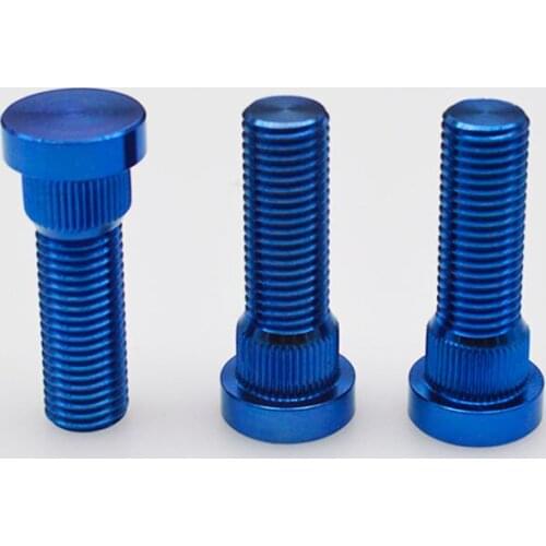 Gr5 Titanium Wheel Hub Stud M12*1.5*45 Blue