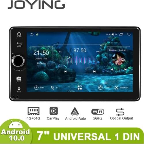 Joying Android Car Radio Stereo Central Multimedia 1 Din 7” Universal Head Unit Autoradio Wireless Carplay New User Interface UI